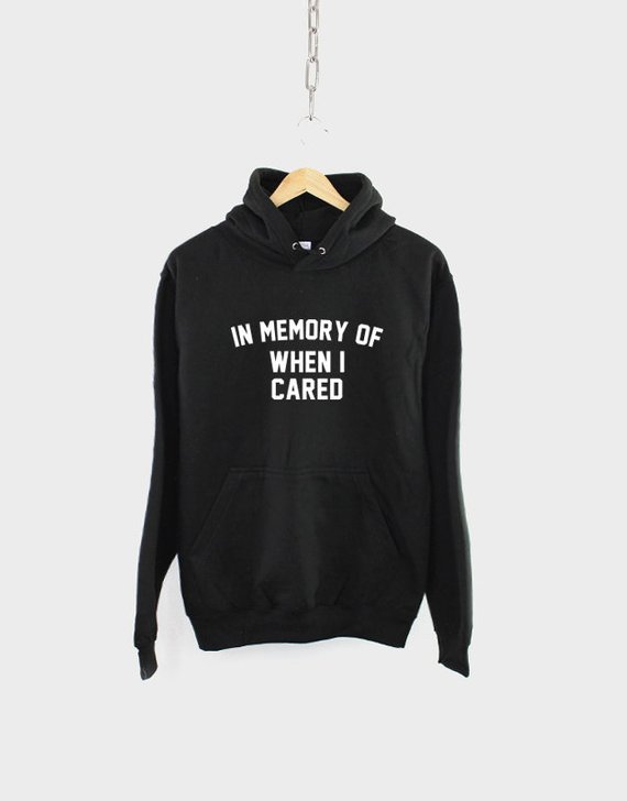 Kawaii Pullover Sweatshirts Black Gothic Aesthetic Harajuku Tops Fashion Hoodies In Memory of When I Cared Streetwear Hoodie
Kawaii Pullover Sweatshirts Black Gothic Aesthetic Harajuku Tops Fashion Hoodies In Memory of When I Cared Streetwear Hoodie