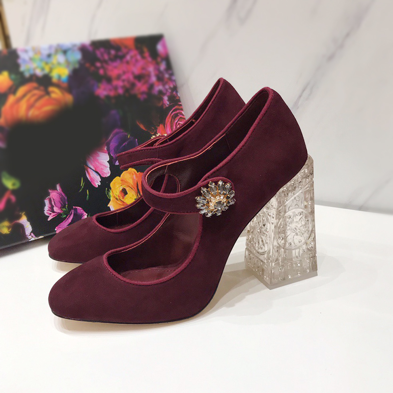 Free shipping 2020 leather 10CM Transparent chunky high heels Round toes Dress SHOES party wedding Mary Jane diamond Flower buckle siz 34-43, Grey
Free shipping 2020 leather 10CM Transparent chunky high heels Round toes Dress SHOES party wedding Mary Jane diamond Flower buckle siz 34-43, Grey