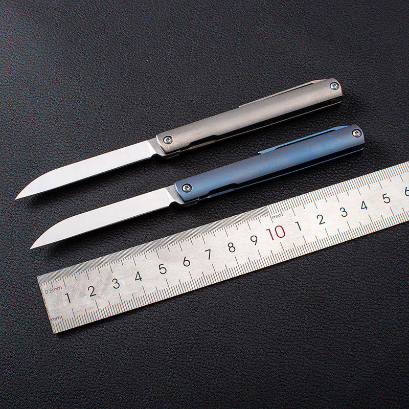 Outdoor Portable Mini Titanium Handle S35VN Blade Ball Bearing Pen Shape Pocket Folding Knife Camping Travel Best Tool
Outdoor Portable Mini Titanium Handle S35VN Blade Ball Bearing Pen Shape Pocket Folding Knife Camping Travel Best Tool