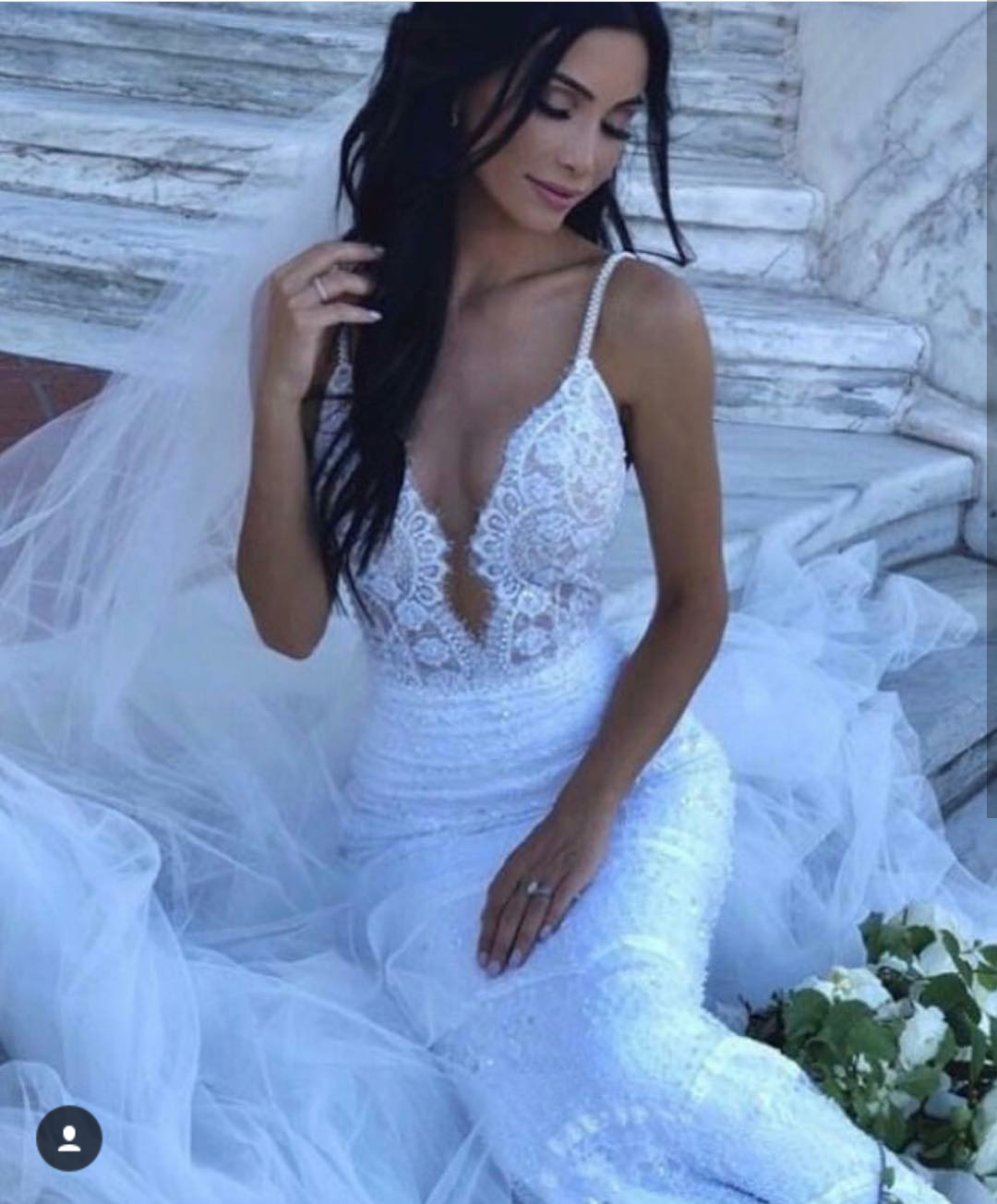 2019 Spaghetti Mermaid Wedding Dresses Sexy Lace Beaded Boho Beach Wedding Dress Sweep Train Bridal Gowns Custom Made