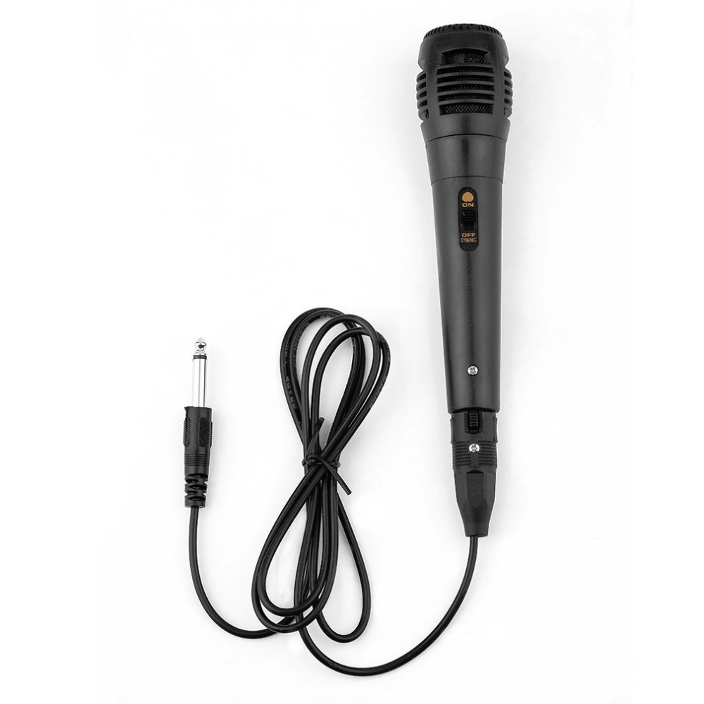 Promotion Universal Wired Unidirectional Handheld Dynamic Microphone Voice Recording Noise Isolation Microphone Black