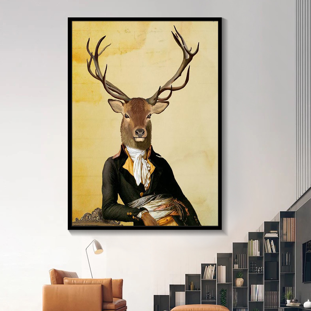 Black and White Classy Lion Tiger Elephant Giraffe Art Wolf Horse Wall Art Paintings On Canvas Animal Wearing a Hat-6 Canvas Painting 191003
Black and White Classy Lion Tiger Elephant Giraffe Art Wolf Horse Wall Art Paintings On Canvas Animal Wearing a Hat-6 Canvas Painting 191003
