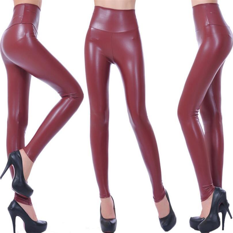 High Waist Faux Leather Leggings Women Hot Sexy Black Faux Leather Leggings Shiny Pants Stretchy Plus Size Trousers S-2XL
High Waist Faux Leather Leggings Women Hot Sexy Black Faux Leather Leggings Shiny Pants Stretchy Plus Size Trousers S-2XL