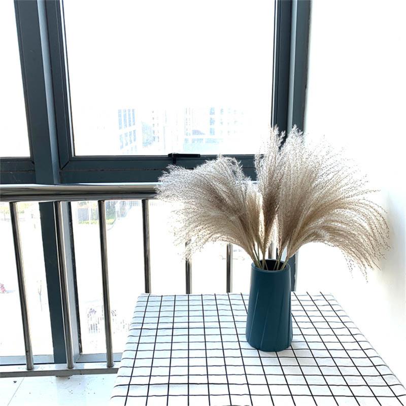 Decorative Flowers & Wreaths 100 Pieces Of Natural Dried Reed Bunch Bouquet Flower Arrangement Wedding Holiday Party Family Table Decoration