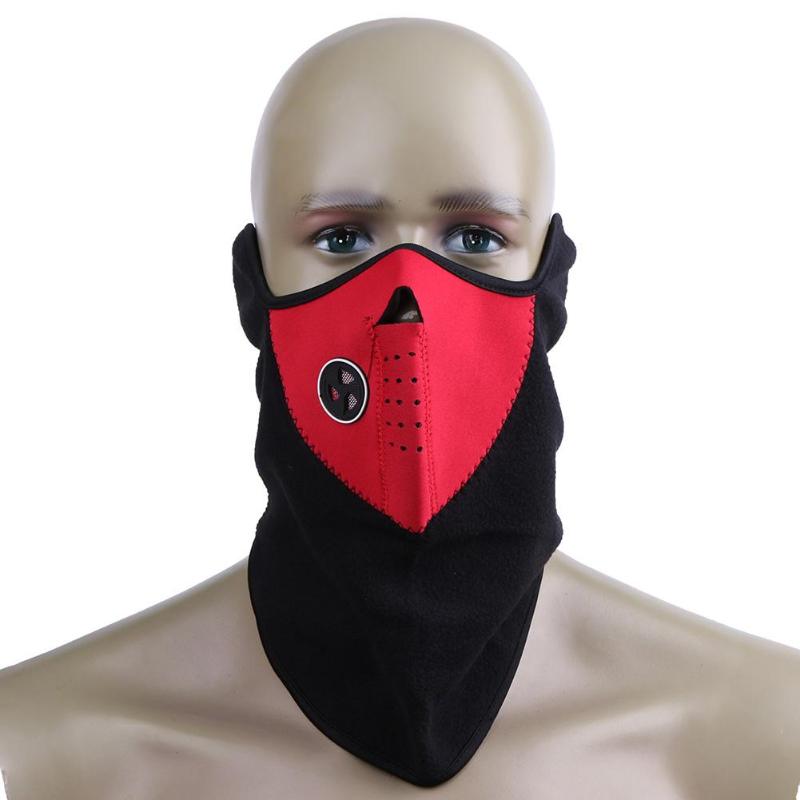 Motorcycle Bike Half Face Mask Cover Protection Cycling Ski Sports Outdoor Winter Neck Guard Scarf