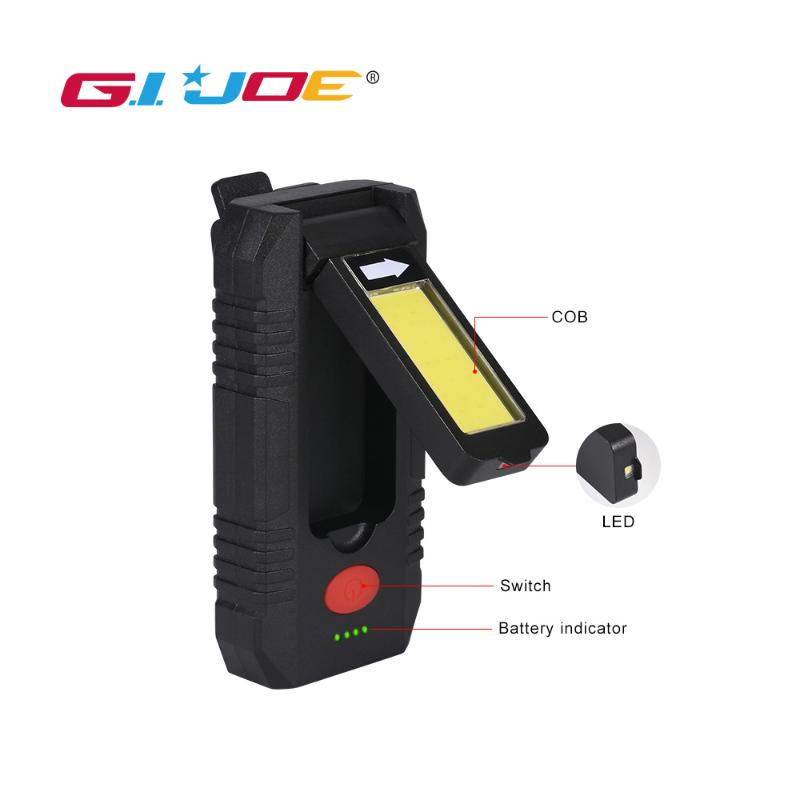 GIJOE led portable light plastic 2000LM cob worklight waterproof power bank usb charge 4 modes foldable rotatable magenetic clip
GIJOE led portable light plastic 2000LM cob worklight waterproof power bank usb charge 4 modes foldable rotatable magenetic clip