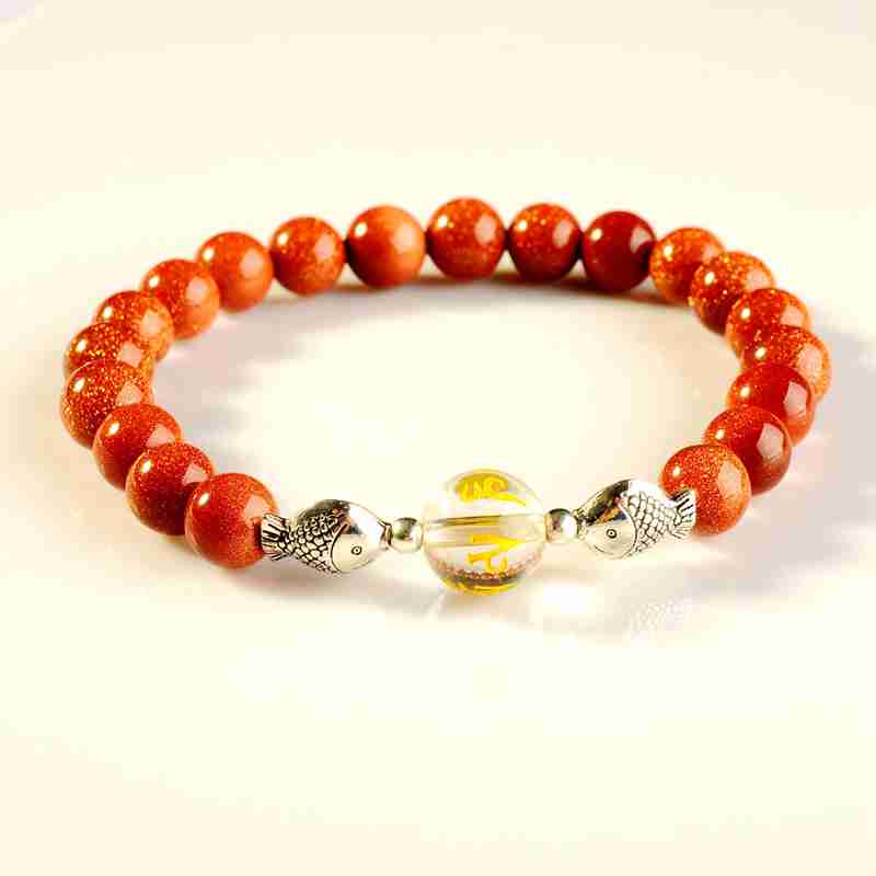 Men's and Women's Natural Stone Bracelet 12PCS Beads Fashion Cuff Bracelet