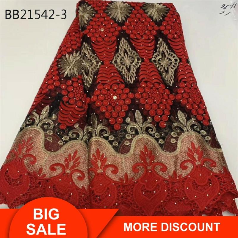 Red colorLace African Swiss-Cord Guipure French embroidery with Stones 5yards 
Red colorLace African Swiss-Cord Guipure French embroidery with Stones 5yards