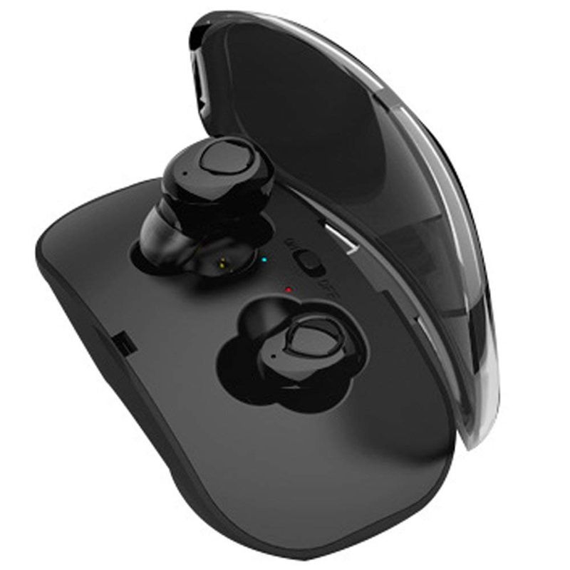 X18 With Charging Box Bluetooth Earphone TWS Sport Headset in Ear Wireless Earphones Earpiece mini Tws Earbuds for smart phone, Black
X18 With Charging Box Bluetooth Earphone TWS Sport Headset in Ear Wireless Earphones Earpiece mini Tws Earbuds for smart phone, Black