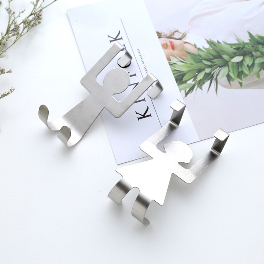 Shape Hooks Stainless Steel Hanger Storage Hook 2Pcs Stainless Steel Lovers Shaped Kitchen Hanger Clothes Storage Hooks 45#
Shape Hooks Stainless Steel Hanger Storage Hook 2Pcs Stainless Steel Lovers Shaped Kitchen Hanger Clothes Storage Hooks 45#
