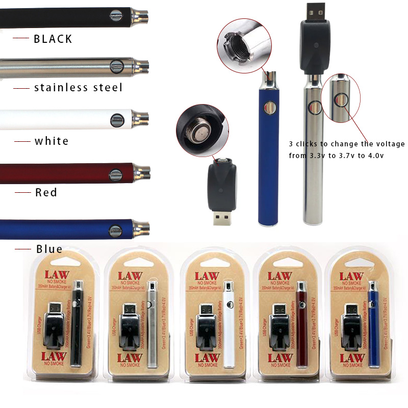 Law Preheating Battery 650 1100mAh O Pen Bud Touch Vertex Co2 Variable Voltage Preheat Vape Batteries 510 Thread for thick oil carts
Law Preheating Battery 650 1100mAh O Pen Bud Touch Vertex Co2 Variable Voltage Preheat Vape Batteries 510 Thread for thick oil carts