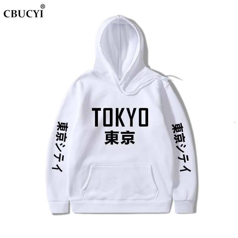 2019 New Arrival Japan Harajuku Hoodies Tokyo City Printing Pullover Sweatshirt Hip Hop Streetwear Men/Women Hooded Sweatshir Y191030