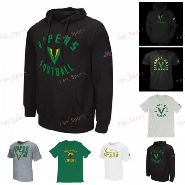 Sweatshirt XFL Football jersey Vipers Hoodie Tampa Bay Men's T-shirts Donteea Dye #11 Aaron Murray Quinton Flowers Corey Moore Printed Logos, Black
Sweatshirt XFL Football jersey Vipers Hoodie Tampa Bay Men's T-shirts Donteea Dye #11 Aaron Murray Quinton Flowers Corey Moore Printed Logos, Black