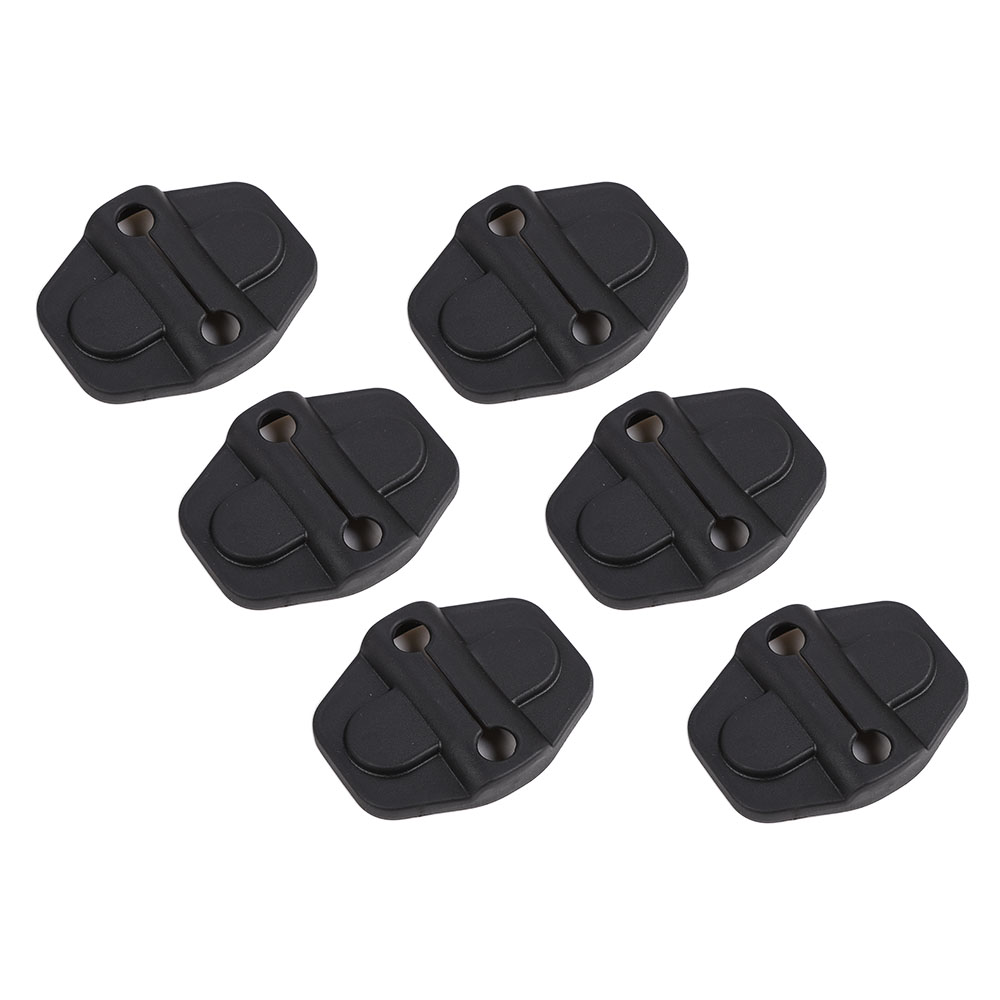 Black ABS Lock Cover Protection Cap Decoration Cover Fit for Jeep Wrangler JL Auto Interior Accessories