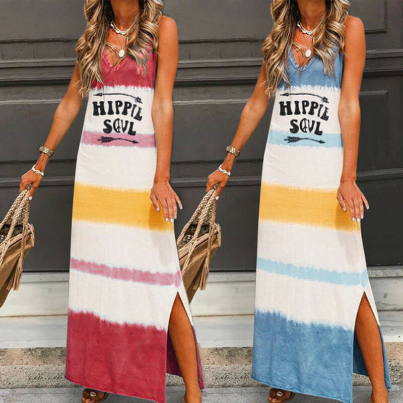 New Fashion Women' Lady Bohemia Sleeveless Summer Beach Long Maxi Dress Loose Hippie Holiday Beach Party Sun Dress, Blue
New Fashion Women' Lady Bohemia Sleeveless Summer Beach Long Maxi Dress Loose Hippie Holiday Beach Party Sun Dress, Blue