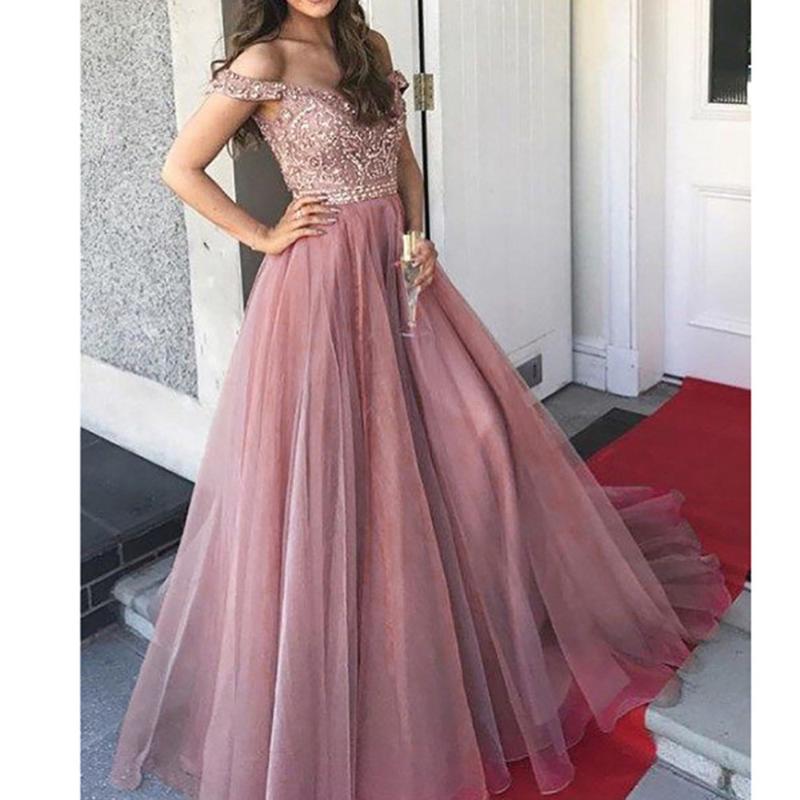 Women Elegant Party Night Floor length Long Dress V Neck Sleeveless Solid Formal Ladies Dresses Casual Summer Plus Size dress, Pink 1
Women Elegant Party Night Floor length Long Dress V Neck Sleeveless Solid Formal Ladies Dresses Casual Summer Plus Size dress, Pink 1