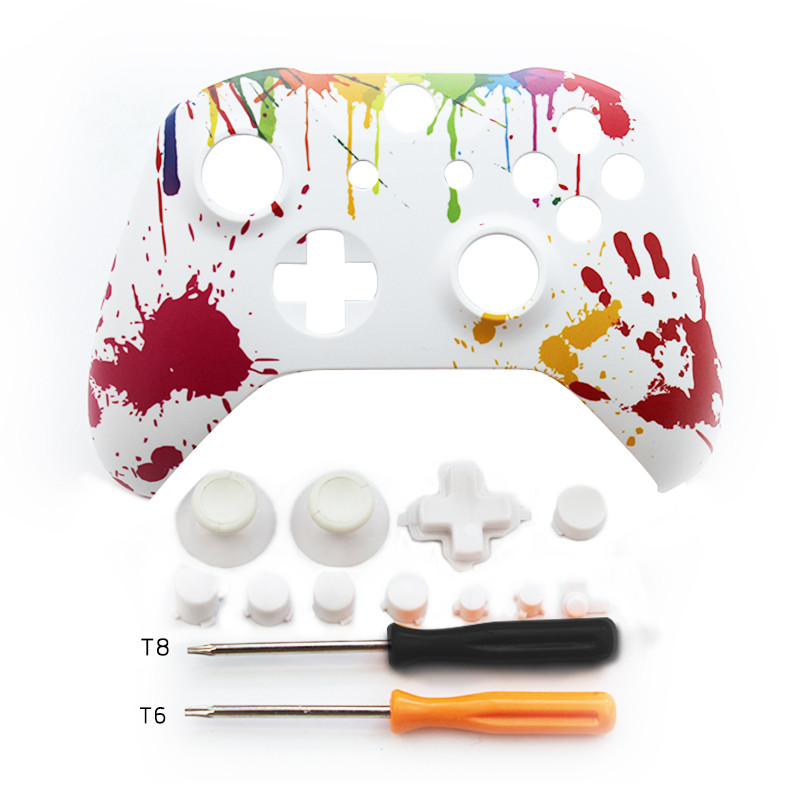 DIY Game cover Top Up Front Shell Case Housing Face plate Faceplate + Buttons For Xbox One slim S / X Controller High Quality FAST SHIP
DIY Game cover Top Up Front Shell Case Housing Face plate Faceplate + Buttons For Xbox One slim S / X Controller High Quality FAST SHIP