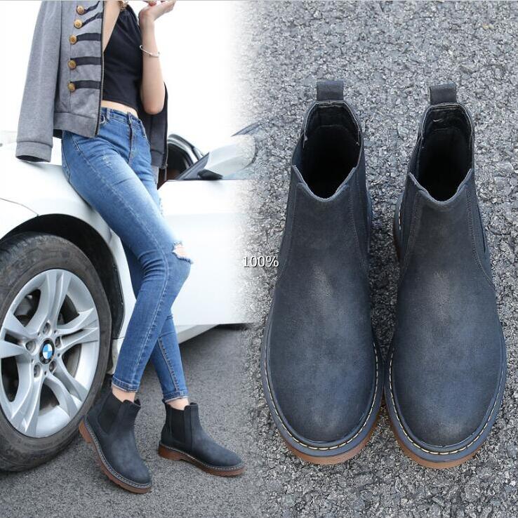 Matin Boots Women British PU Leather Ankle Boot Chunky Heels Short Flat Boot Spring Snow Boots Dress Winter Shoes Inner Velvet AAZYQ6448
Matin Boots Women British PU Leather Ankle Boot Chunky Heels Short Flat Boot Spring Snow Boots Dress Winter Shoes Inner Velvet AAZYQ6448