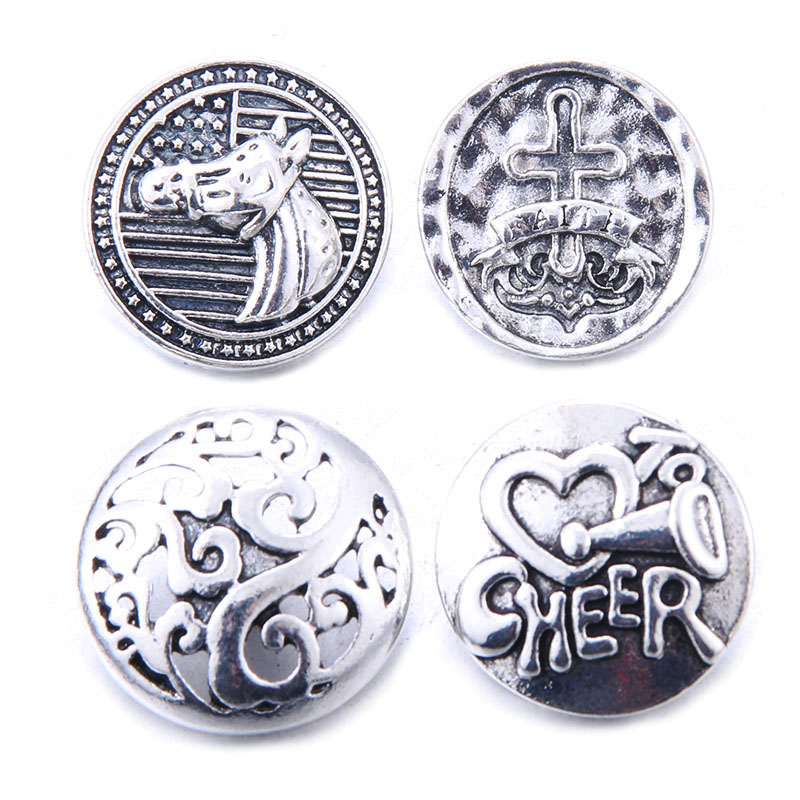 10pcs/lot New Snaps Jewelry Mixed Antique silver metal 18mm Snap Buttons for Snap Button Bracelets Necklaces Ginger Charms
10pcs/lot New Snaps Jewelry Mixed Antique silver metal 18mm Snap Buttons for Snap Button Bracelets Necklaces Ginger Charms