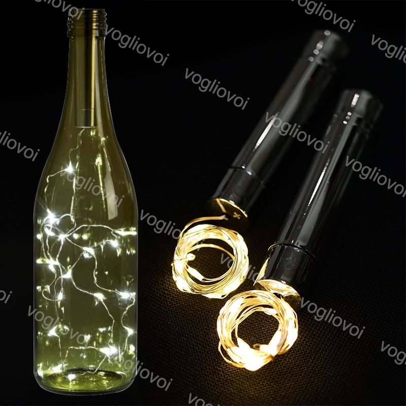 LED Strings Holiday Warm White Silver 10LED 20LED Wine Lights Cork Shape Glass Bottle Stopper Lamp Christmas Garlands Decor EUB от DHgate WW