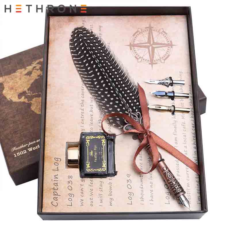 Hethrone Wave point ink Calligraphy Fountain Pen Vintage feather Pattern gift pen Dip Water for english Writing metal, Red
Hethrone Wave point ink Calligraphy Fountain Pen Vintage feather Pattern gift pen Dip Water for english Writing metal, Red