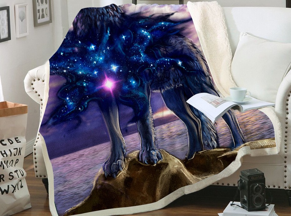 Wolf Star Heart Printed Plush Throw Blanket Bedspread For Kids Girls Sofa Sherpa Blanket Couch Quilt Travel High Quality
Wolf Star Heart Printed Plush Throw Blanket Bedspread For Kids Girls Sofa Sherpa Blanket Couch Quilt Travel High Quality