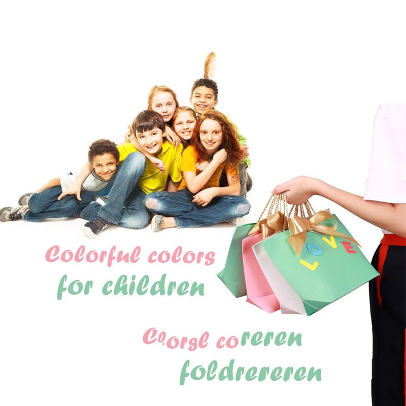 10pcs Large Size Gift Box Packaging Gold Handle Paper Gift Bags Kraft Paper With Handles Wedding Baby Shower Birthday Party Favor4147384