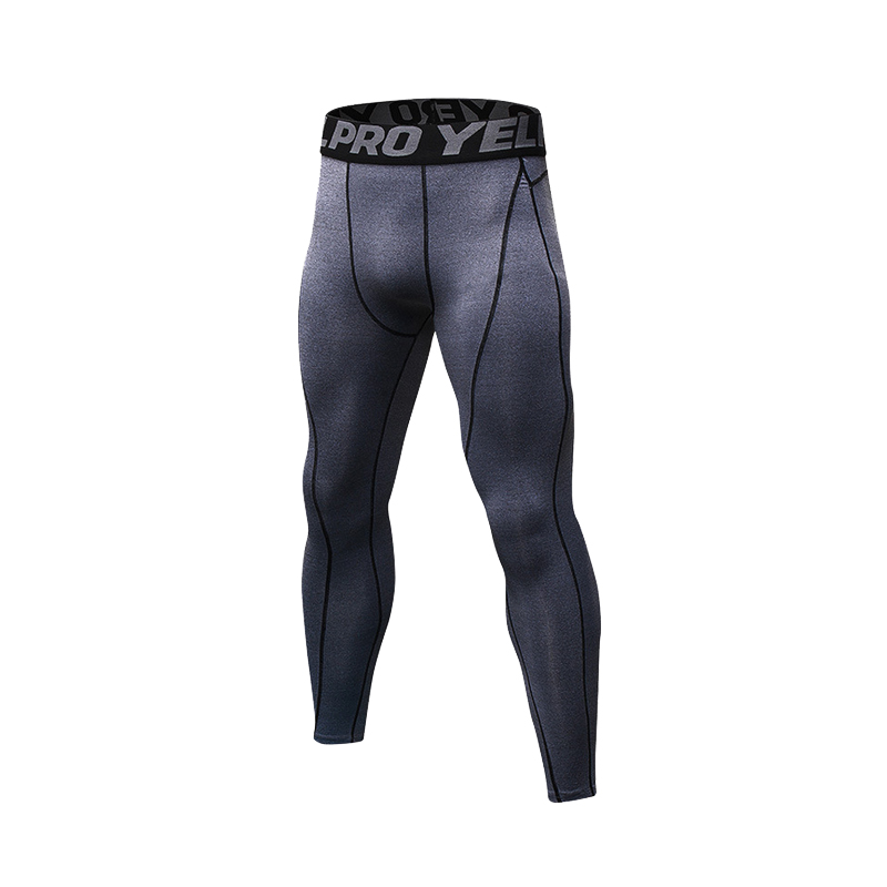 Men Compression Pants Leggings Gym Fitness Quick Dry Stretch Tights Breathable Bodybuilding Sweatpants Workout Trousers Leggins