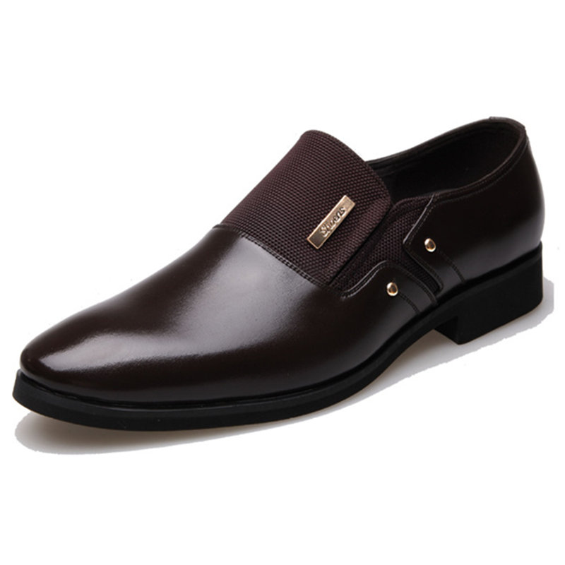 New Fashion Slip On Leather Pointed Toe Men Dress Shoes Business Wedding Oxfords Formal Shoes For Male Big Size 38-47
New Fashion Slip On Leather Pointed Toe Men Dress Shoes Business Wedding Oxfords Formal Shoes For Male Big Size 38-47