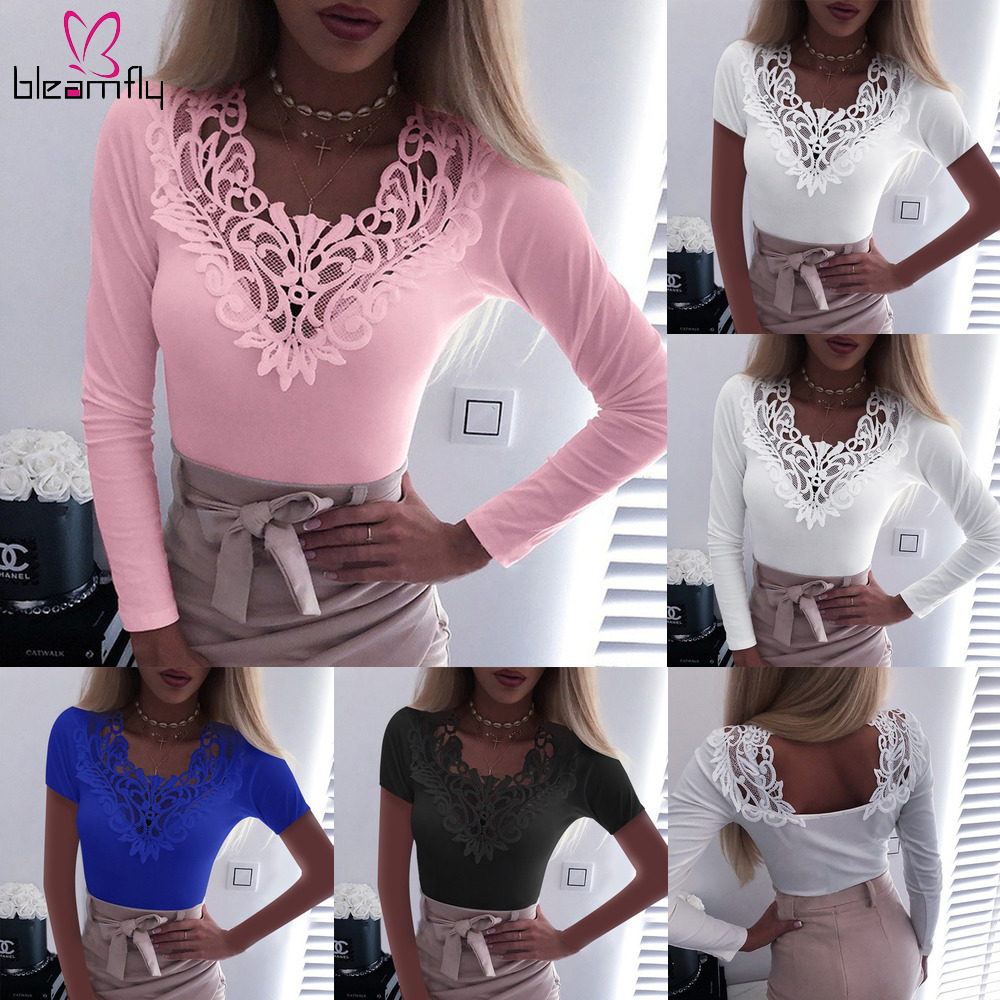 2020 Spring Lace Hollow Out Blouses Shirt Women Autumn Long Sleeve Blouse Elegant Sexy V Neck Backless Blusa Tops Plus Size 5XL
2020 Spring Lace Hollow Out Blouses Shirt Women Autumn Long Sleeve Blouse Elegant Sexy V Neck Backless Blusa Tops Plus Size 5XL