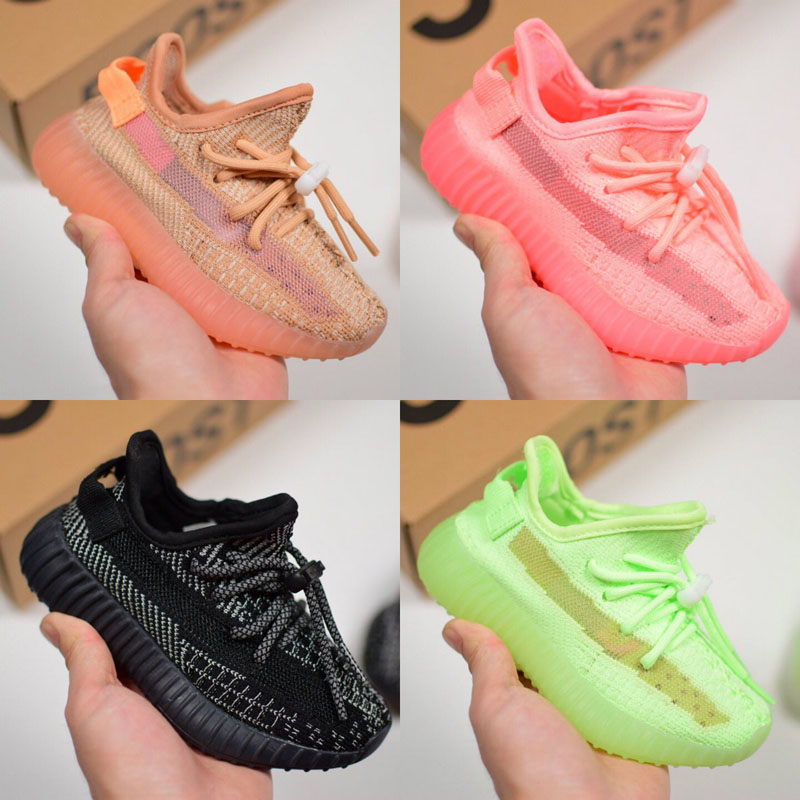 Kids Shoes Glow In The Dark Running Shoes Static Reflective Baby Girl Boy Kanye…