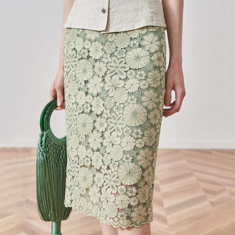 2020 new sondr summer skirts French-style elegant lace rump skirts high waist slimming mid-length hollowed out skirt, Black
2020 new sondr summer skirts French-style elegant lace rump skirts high waist slimming mid-length hollowed out skirt, Black