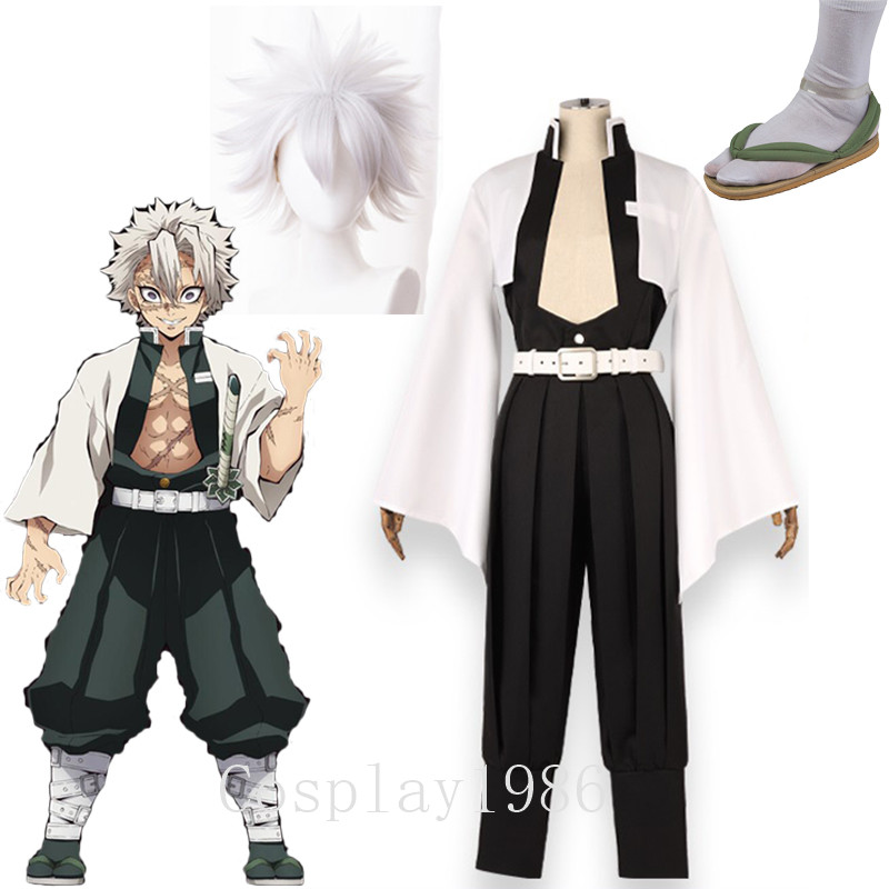 Japanese Anime Demon Slayer Kimetsu no Yaiba Shinazugawa Sanemi Cosplay Halloween Costume Suit Uniform Wig Shoes Full Set
Japanese Anime Demon Slayer Kimetsu no Yaiba Shinazugawa Sanemi Cosplay Halloween Costume Suit Uniform Wig Shoes Full Set