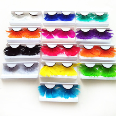 False Eyelashes Exaggerated Color Stage Performance Art Studio Makeup Eye Lashes Thick Feather Fake Eyelashes
False Eyelashes Exaggerated Color Stage Performance Art Studio Makeup Eye Lashes Thick Feather Fake Eyelashes