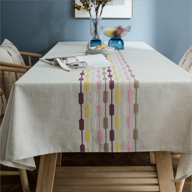 Cotton and linen waterproof geometric water drop table flag embroidered geometric tablecloth rectangular coffee table tablecloth, Purple
Cotton and linen waterproof geometric water drop table flag embroidered geometric tablecloth rectangular coffee table tablecloth, Purple