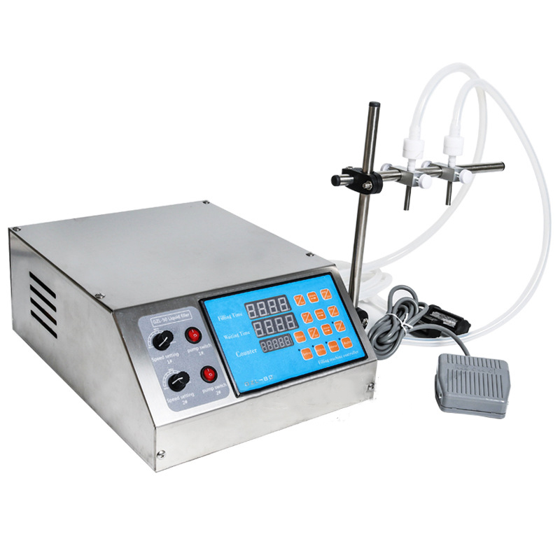 GZL-80 With 2 Heads 110V 220 Mini Bottle Water Filler Digital Pump Perfume Drink Water Milk Olive Oil Liquid Filling Machine
GZL-80 With 2 Heads 110V 220 Mini Bottle Water Filler Digital Pump Perfume Drink Water Milk Olive Oil Liquid Filling Machine