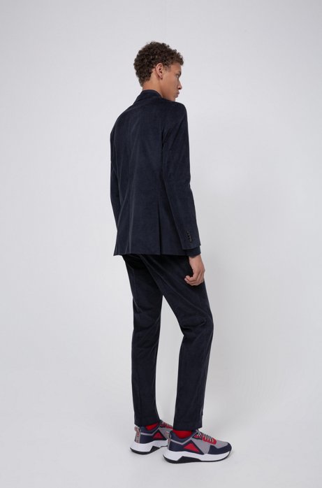 New Fashion Navy Young Groom Wedding Tuxedos Men Groom Suits Notched Lapel Two Button Prom Party Blazer Jacket (Jacket+Pants)