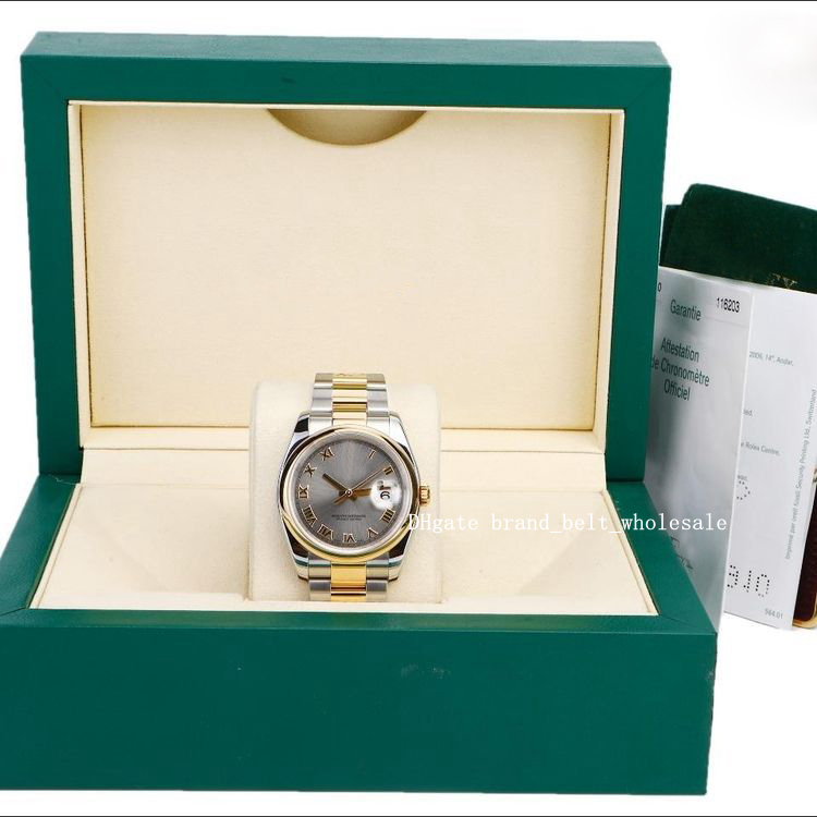 Top box+ Shopkeeper recommend Best Quality Women's Men's Watch 31mm 36mm 18kt Gold / Stainless Steel Datejust Grey Rome 116203 Sant Blanc, Slivery;brown
Top box+ Shopkeeper recommend Best Quality Women's Men's Watch 31mm 36mm 18kt Gold / Stainless Steel Datejust Grey Rome 116203 Sant Blanc, Slivery;brown