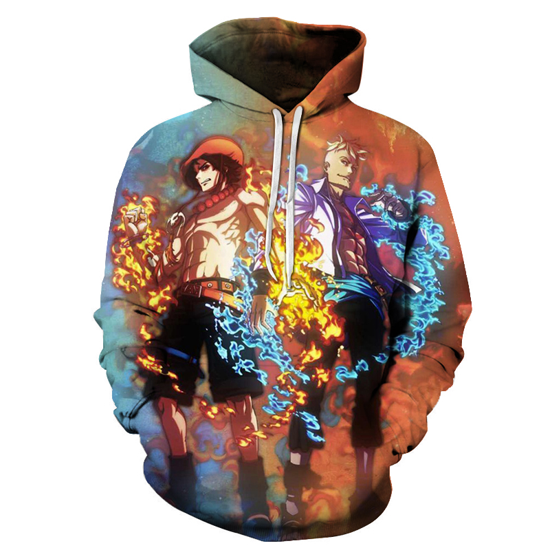 Hip Hop ONE PIECE Printed 3D Sweatshirt Hoodies Men Women Anime Design Streetwear Long Sleeve Hoody For Male Pullover Man Jacket