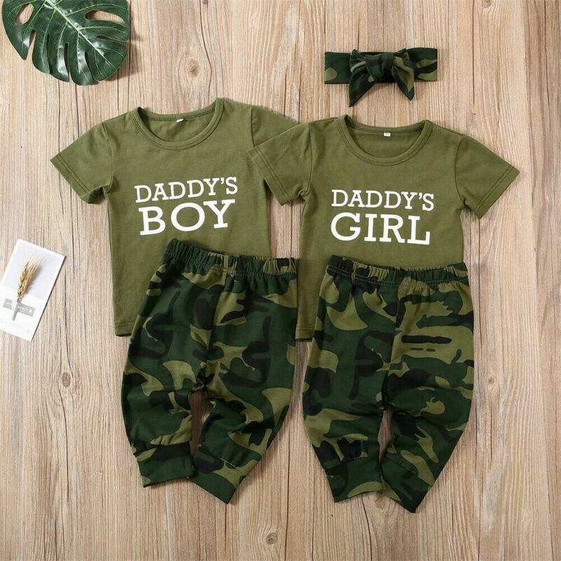 Baby Summer Clothing Newborn Baby Boy Girls Short Sleeve Top Shirt Camo Pants Trousers Headband 3Pcs Outfit, Girl
Baby Summer Clothing Newborn Baby Boy Girls Short Sleeve Top Shirt Camo Pants Trousers Headband 3Pcs Outfit, Girl