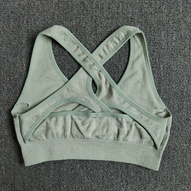 2PCS Camouflage Camo Yoga Set Sports Wear For Women Gym Fitness Clothing Booty Yoga Leggings + Sport Bra GYM Sport Suit Femme T200518