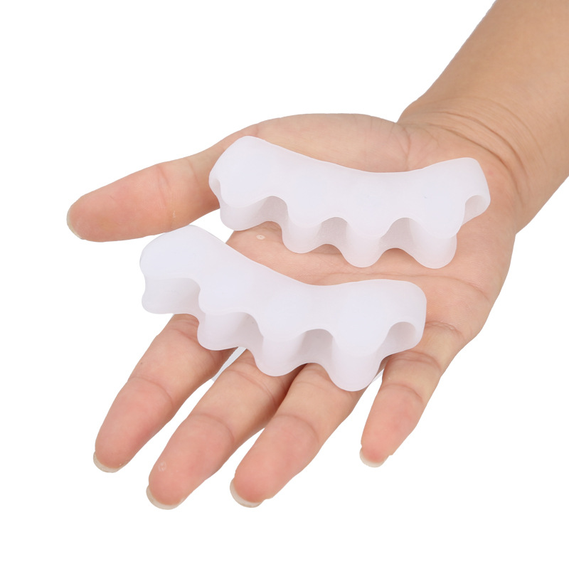 Silicone Bunion Corrector Toe Separators Foot Care Tool Hallux Valgus Corrector Straightener Spreader Free 5colors Separadores De Dedos