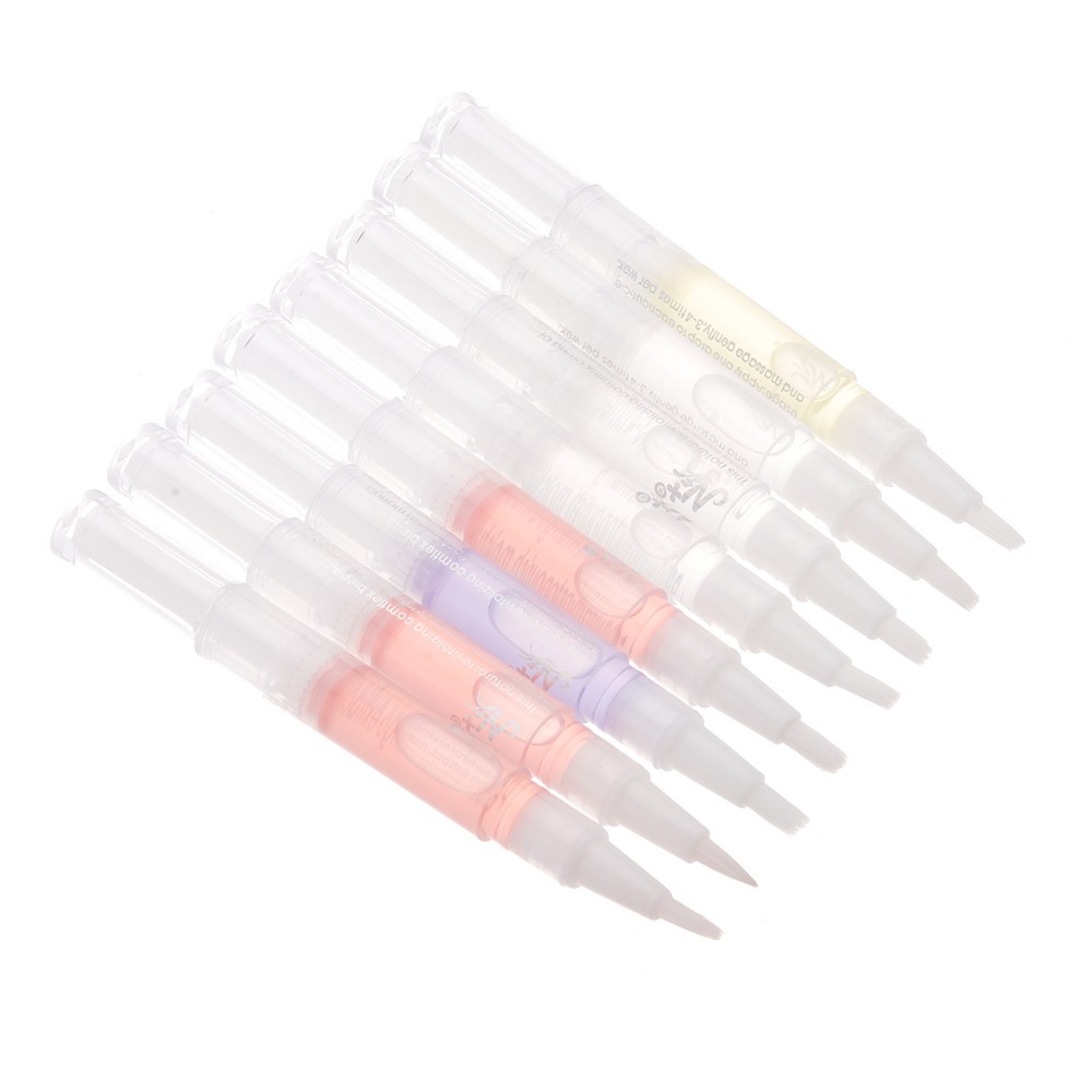 8Pcs Nail Nutrition Oil Pen Nail Art Treatment Cuticle Revitalizer Oil Prevent Agnail Nail Polish Nourish Skin Different Flavors - view 8
