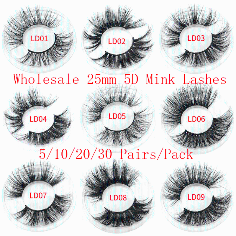 Wholesale 25mm Mink Lashes 5/10/20/30 Pairs False Eyelashes 5D Mink Lashes Thick Lash Makeup Dramatic Long Eyelashes Bulk
Wholesale 25mm Mink Lashes 5/10/20/30 Pairs False Eyelashes 5D Mink Lashes Thick Lash Makeup Dramatic Long Eyelashes Bulk