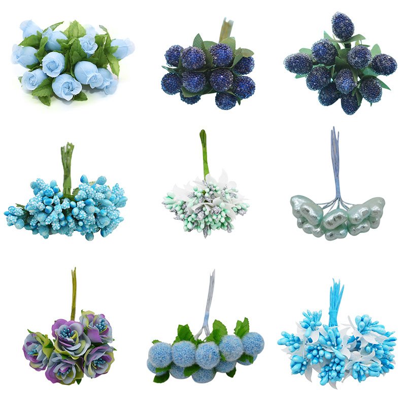 Blue Mixed Artificial Fake Flowers Cherry Stamen Berries Wedding Bride Bouquet DIY Wreaths Crafts Christmas Gift Decor Supplies, F14
Blue Mixed Artificial Fake Flowers Cherry Stamen Berries Wedding Bride Bouquet DIY Wreaths Crafts Christmas Gift Decor Supplies, F14