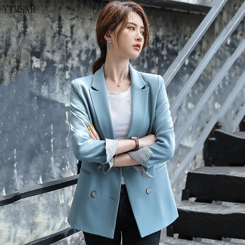 2020 Korean version of new professional wear high quality office blazer Fashion elegant check ladies jacket small suit feminine
2020 Korean version of new professional wear high quality office blazer Fashion elegant check ladies jacket small suit feminine