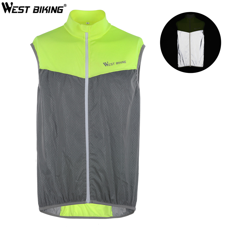 WEST BIKING Reflective Vest Cycling Windproof Safety Bike Vest Sleeveless Cycling Jersey Running Sport Gear Men Women Bike
WEST BIKING Reflective Vest Cycling Windproof Safety Bike Vest Sleeveless Cycling Jersey Running Sport Gear Men Women Bike