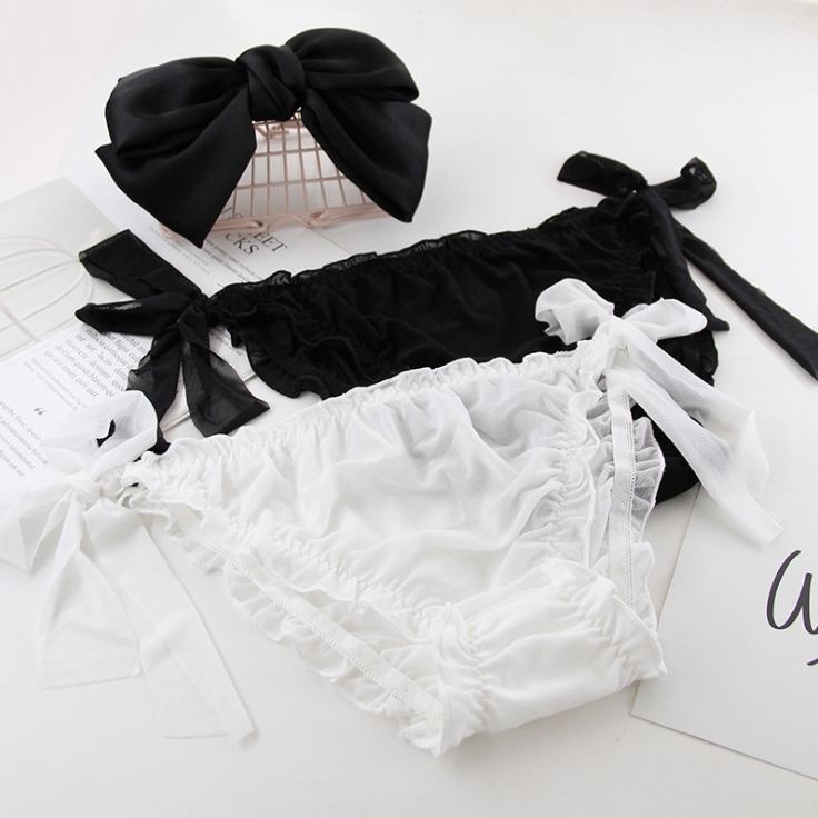 1 PCS 2 Styles Women Solid Color Frenulum Mid-Rise Bow Nylon Briefs Underwear Panties For Girls
1 PCS 2 Styles Women Solid Color Frenulum Mid-Rise Bow Nylon Briefs Underwear Panties For Girls