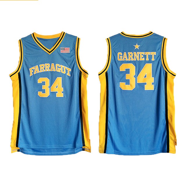 Men High School Kevin 34 Garnett Jersey Blue Team Farragut Basketball Jerseys Garnett Uniform Breathable For Sport Fans High Quality, Black;red
Men High School Kevin 34 Garnett Jersey Blue Team Farragut Basketball Jerseys Garnett Uniform Breathable For Sport Fans High Quality, Black;red