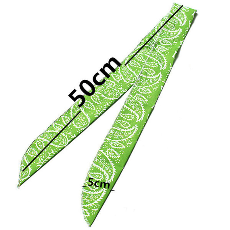 Towel Summer Ice Cooling Wrap Tie 5Colors Non-toxic Neck Arm Cooler Scarf Body Headband Towel Bandana